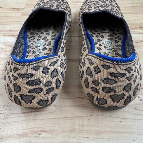 Rothy's Leopard Spot Loafers- Blue lining - Picture 2 of 5